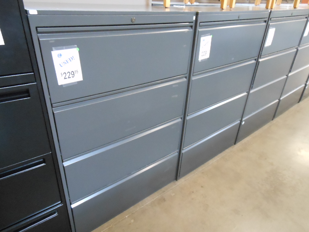 Used 2 3 4 5 Drawer Lateral Files Various Sizes And Colors