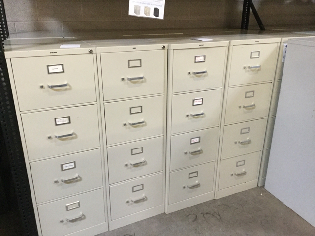 Used Hon 4 Drawer Vertical Files Legal Width Arizona Office