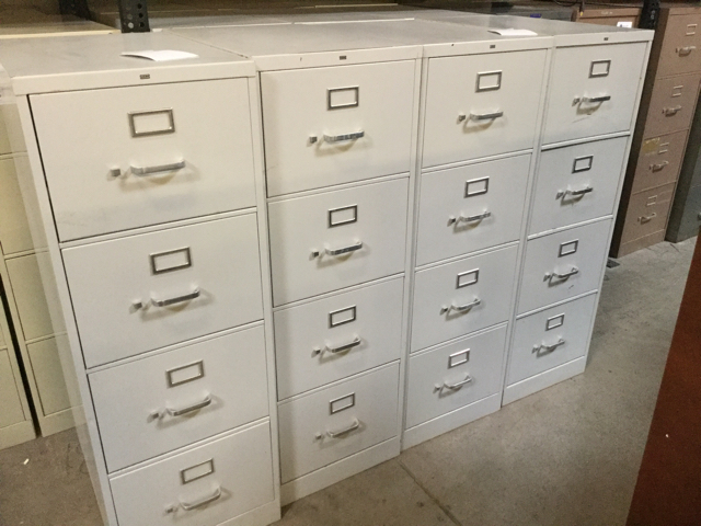 Used Hon 4 Drawer Vertical Files Legal Width Arizona Office