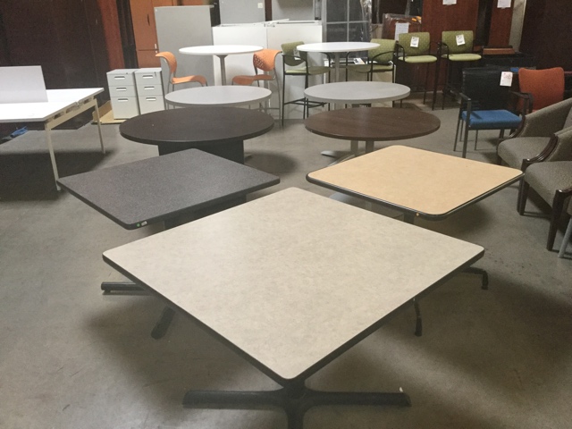 Used Breakroom Tables Various Sizes And Styles Arizona