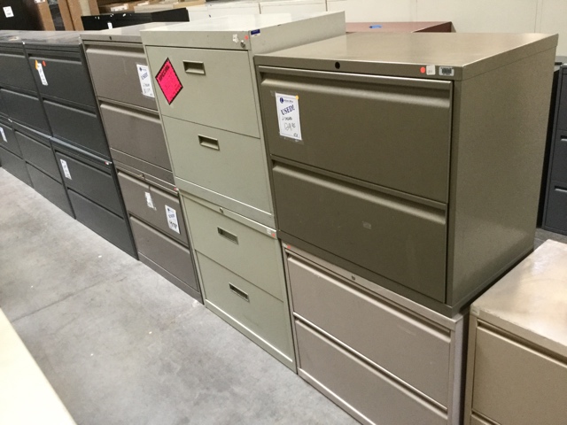 Used 2 Drawer 30 Metal Lateral File Various Colors Arizona