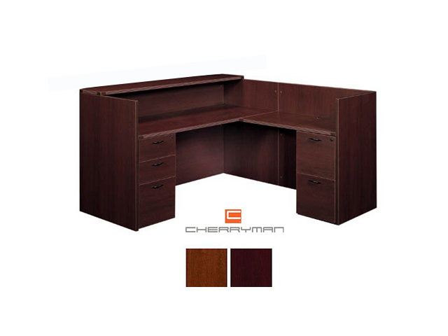 New Cherryman Amber Reception Desk Arizona Office Furniture