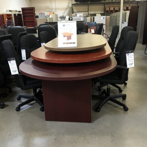 Used 10 Racetrack Conference Table Cherry Laminate Arizona